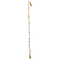 Hello Honey® 60" Mango Wood Bead Garland with Jute Tassels